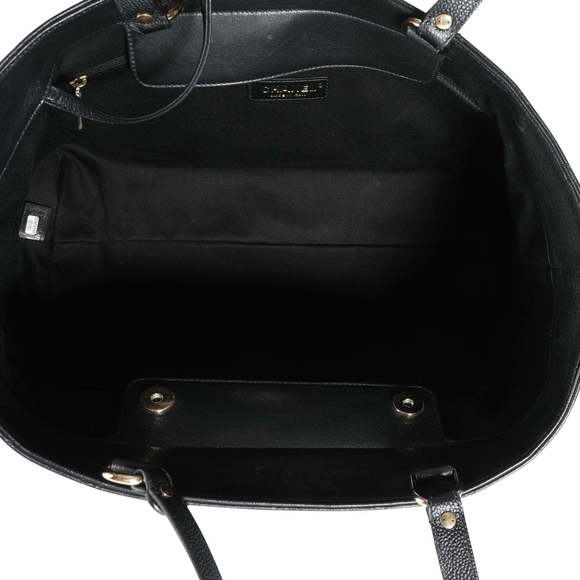 Chanel Black Quilted Calfskin & Caviar Daily Round Tote - Picture 7 of 7